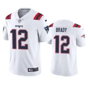 New England Patriots Tom Brady White Jersey